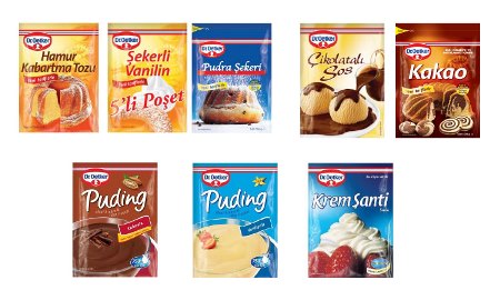 Dr.Oetker  Ürün Çeşitleri