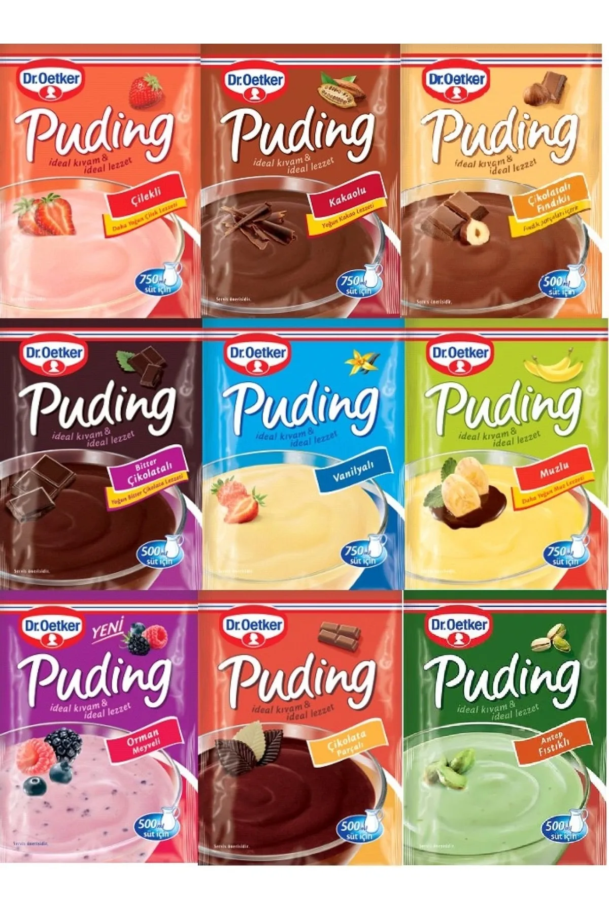 Dr.Oetker Puding Çeşitleri